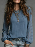 Women's Knit Jumper Lightweight Long Sleeve Pullover Top