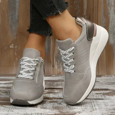 Women's Suede Sneakers Trainers Shoes