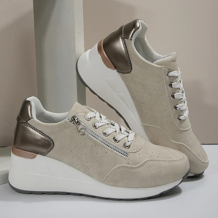 Women's Suede Sneakers Trainers Shoes
