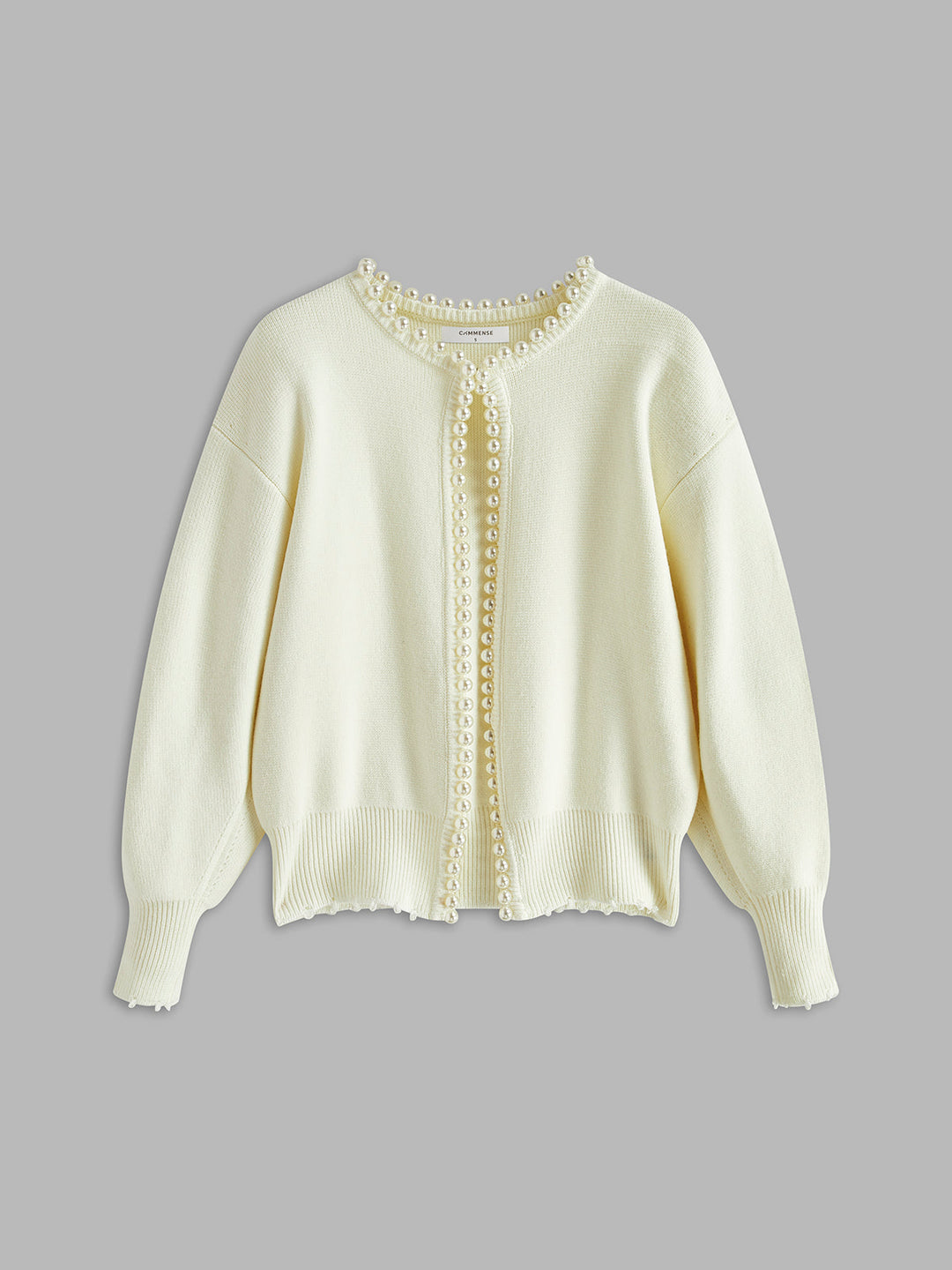 Women's Knit Cardigan Wool Crewneck Long Sleeve Outerwear Top