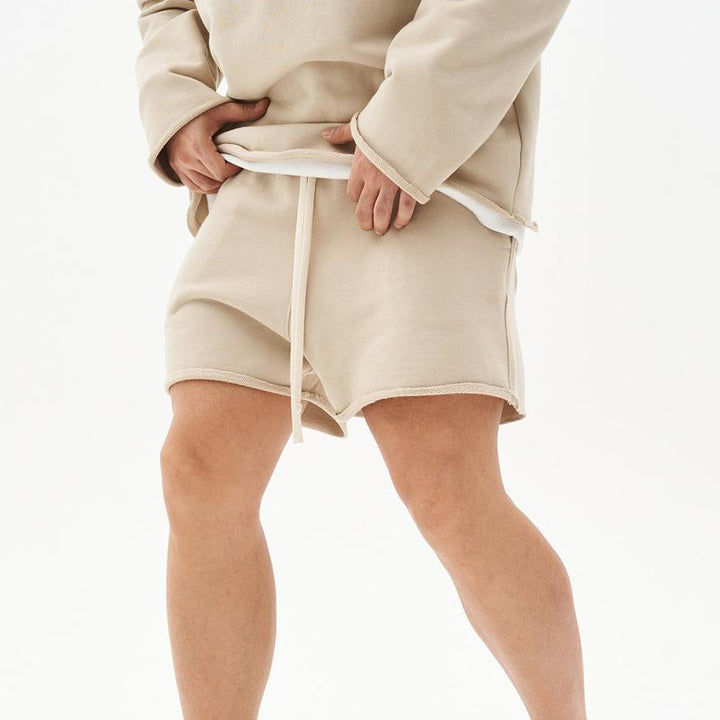 Men's Cotton Fleece Relaxed Fit Sweat Shorts for Summer
