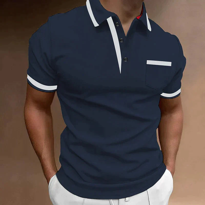 Cotton Men Polo Shirt Summer Casual Short Sleeve
