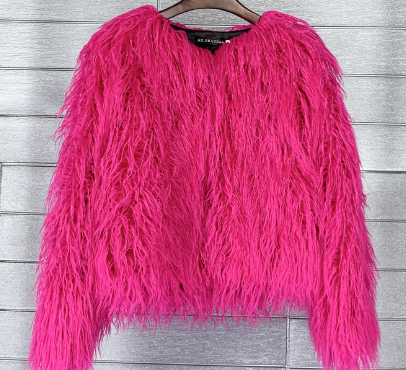 Women's Faux Fur Shag Jacket Shaggy Coat