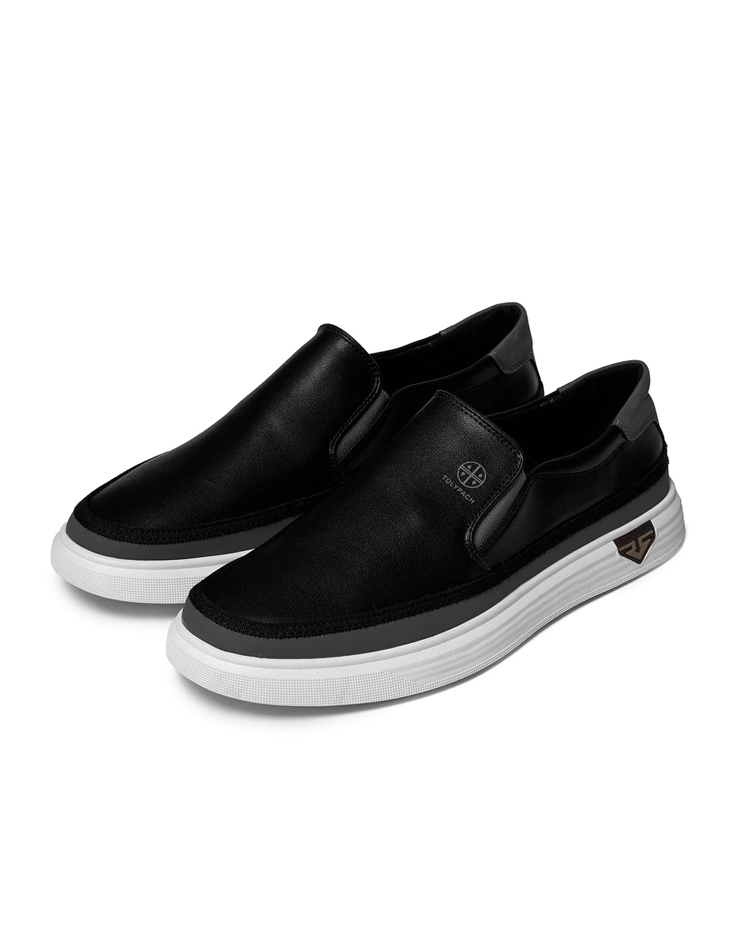 Men’s Leather Orthopedic Cushioned Slip-On Walking Shoes