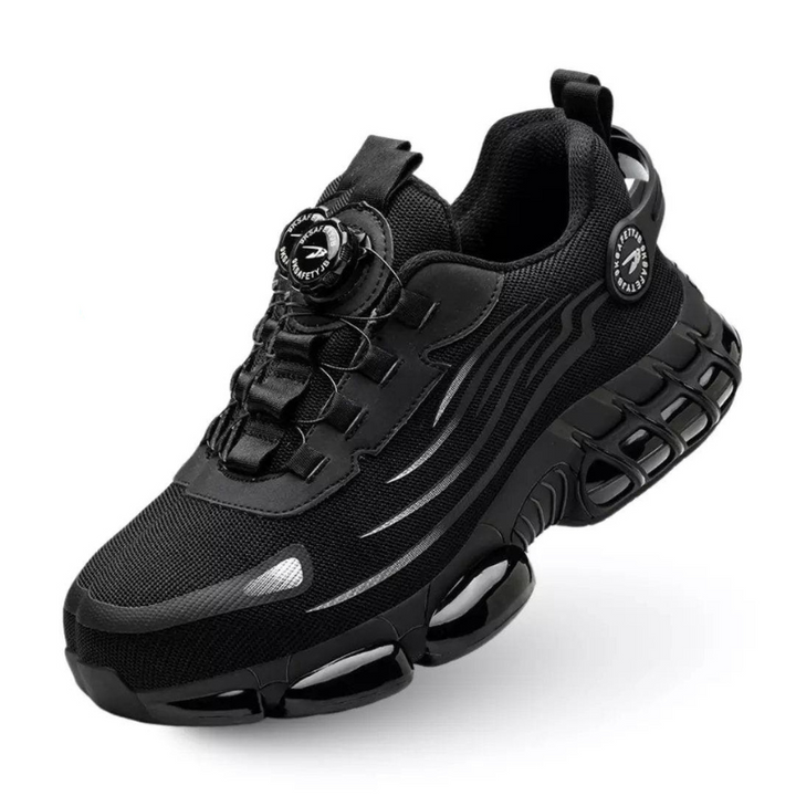 Męskie buty ochronne ze skóry, obuwie robocze z noskiem stalowym, trampki i sneakersy