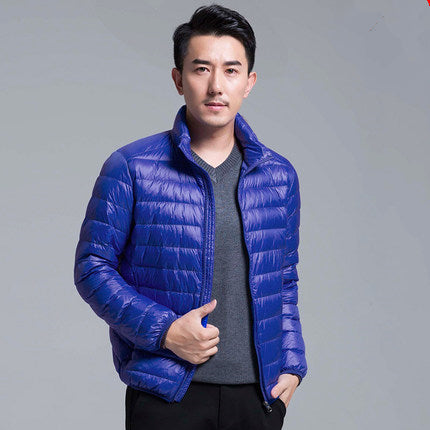 Men's Lightweight Insulated Down Puffer Hooded Jacket