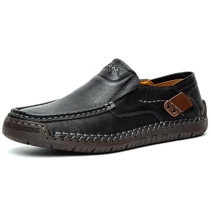 Men's Leather Slip-On Driving Loafers