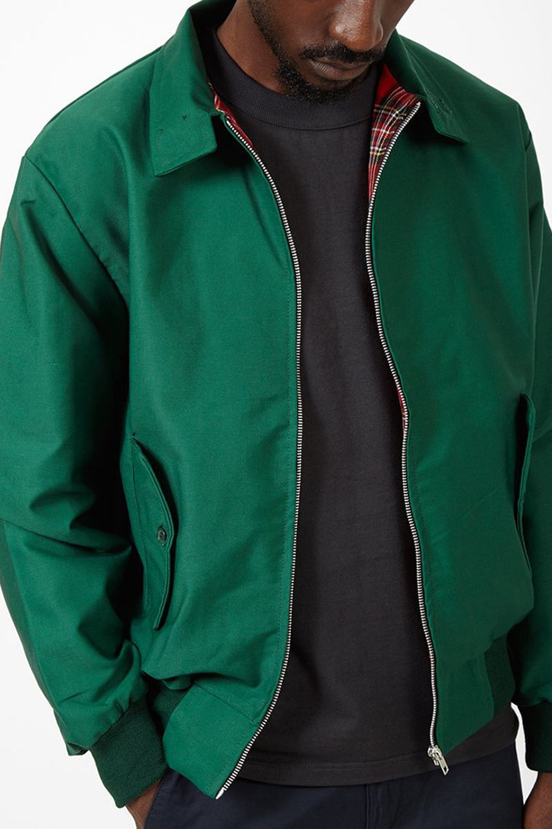 Harrington Bomber Jacket Men's Fleece Casual Zip Up Outerwear