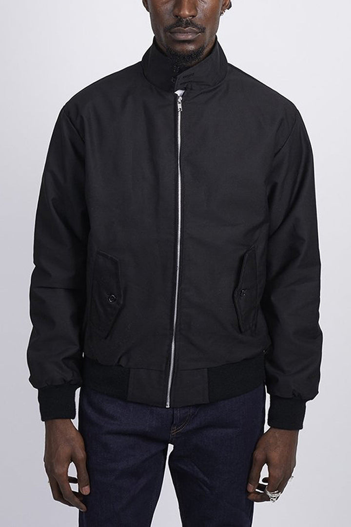 Harrington Bomber Jacket Men's Fleece Casual Zip Up Outerwear