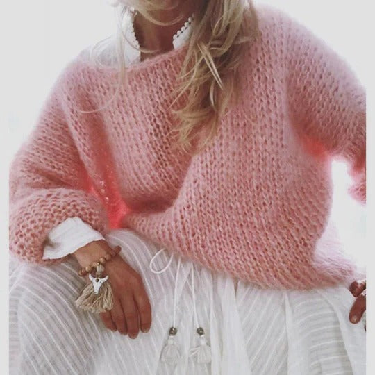 Women's Knit Jumper Wool Sweater Pullover