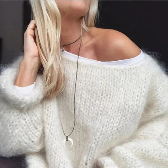 Women's Knit Jumper Wool Sweater Pullover