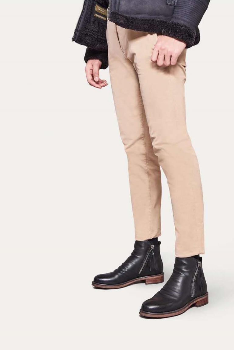 Men's Leather Dress Formal Casual Side Zip Ankle Boots