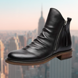 Men's Leather Dress Formal Casual Side Zip Ankle Boots