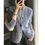 Women's Cardigan Knit Sweater Jacket Long Sleeve Outerwear