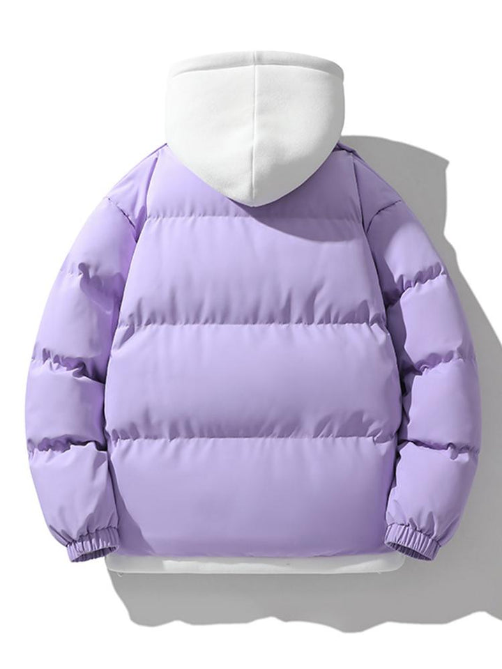Veste matelassée pour homme avec capuche, manteau isolant pour l'extérieur