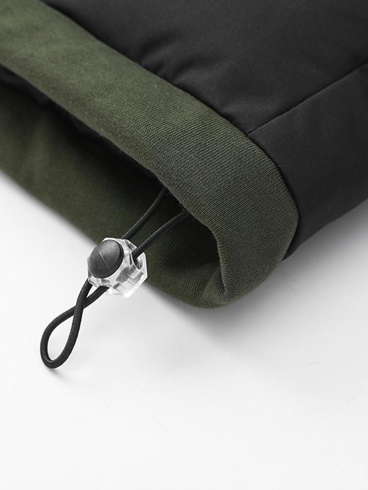 Veste matelassée pour homme avec capuche, manteau isolant pour l'extérieur