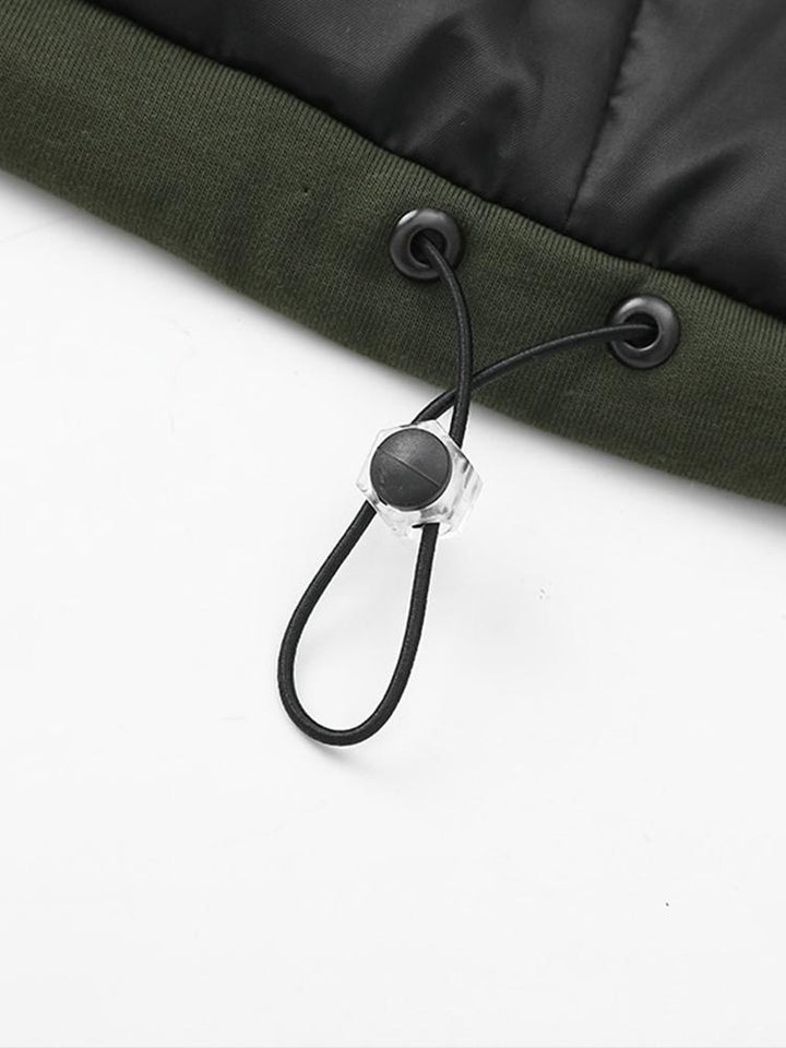 Veste matelassée pour homme avec capuche, manteau isolant pour l'extérieur