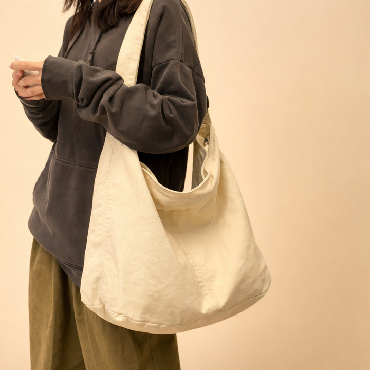 Women's Fleece Slouchy Large Tote Bag