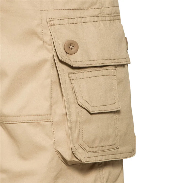 Men's Cargo Shorts Linen Casual Work Shorts