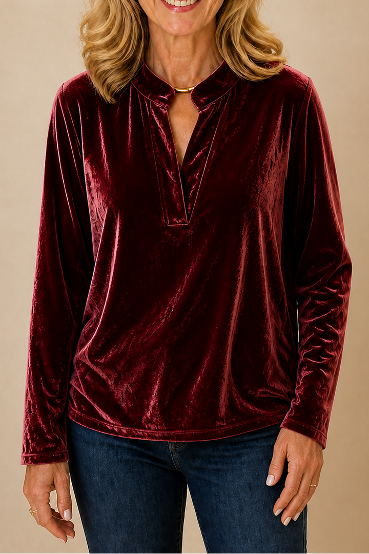 Hauts décontractés pour femmes, sweat-shirt en velours à manches longues