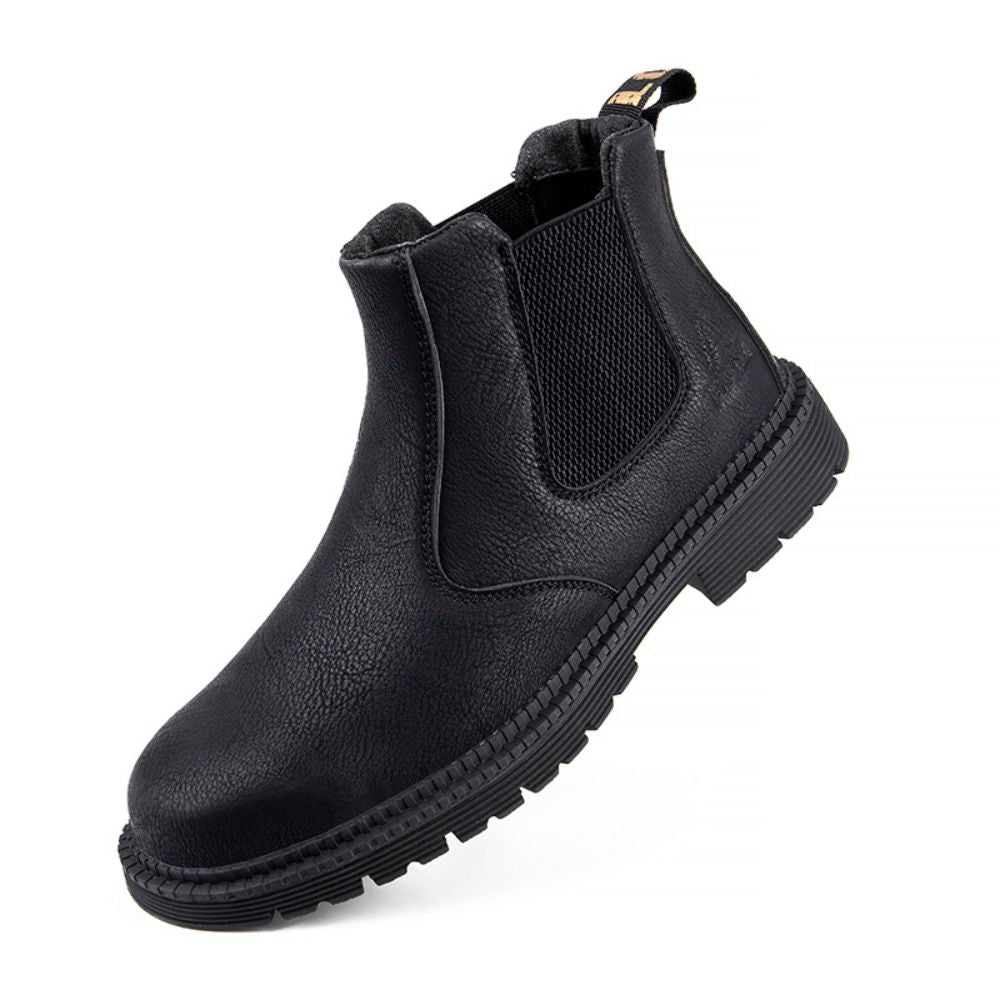 Chelsea Boots Leather Men's Waterproof Casual Ankle Shoes
