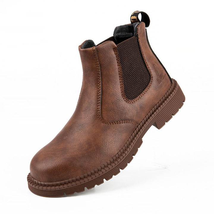 Chelsea Boots Leather Men's Waterproof Casual Ankle Shoes