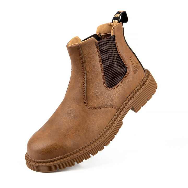 Chelsea Boots Leather Men's Waterproof Casual Ankle Shoes