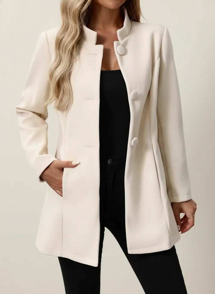 Women's Wool Coat Longline Jacket Overcoat Outerwear