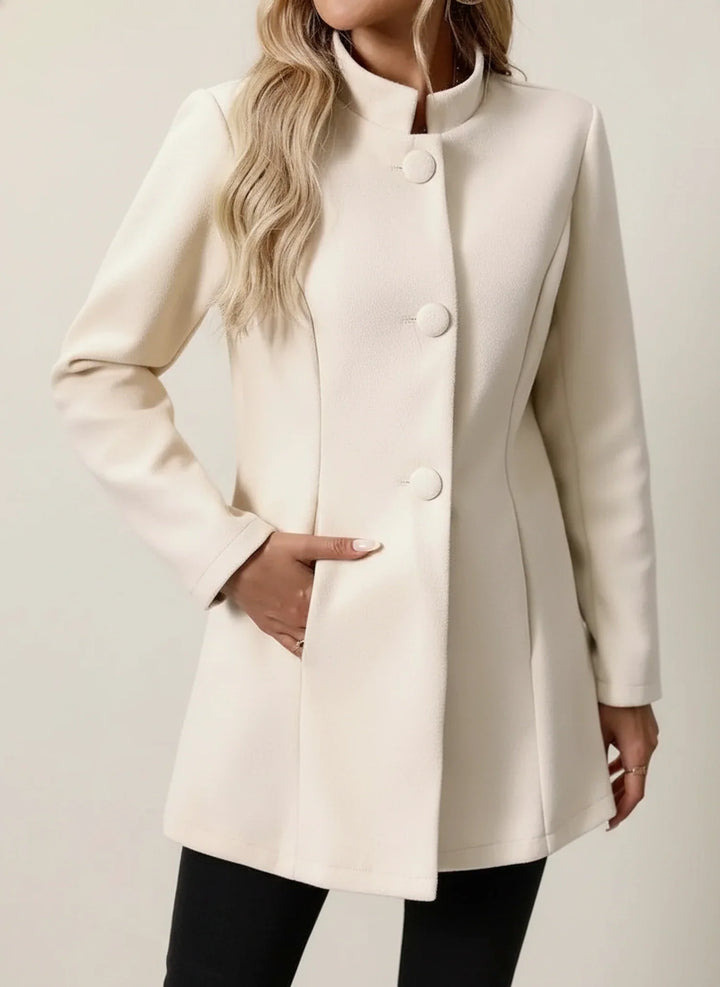 Women's Wool Coat Longline Jacket Overcoat Outerwear
