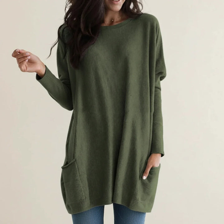 Women's Knit Sweater Oversized Longline Pullover Tunic Jumper
