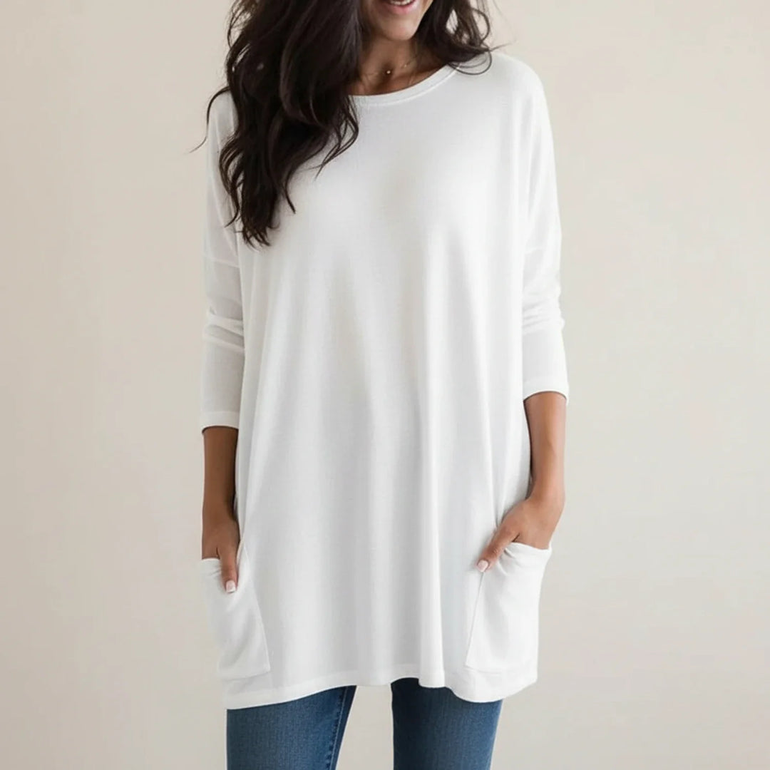 Women's Knit Sweater Oversized Longline Pullover Tunic Jumper