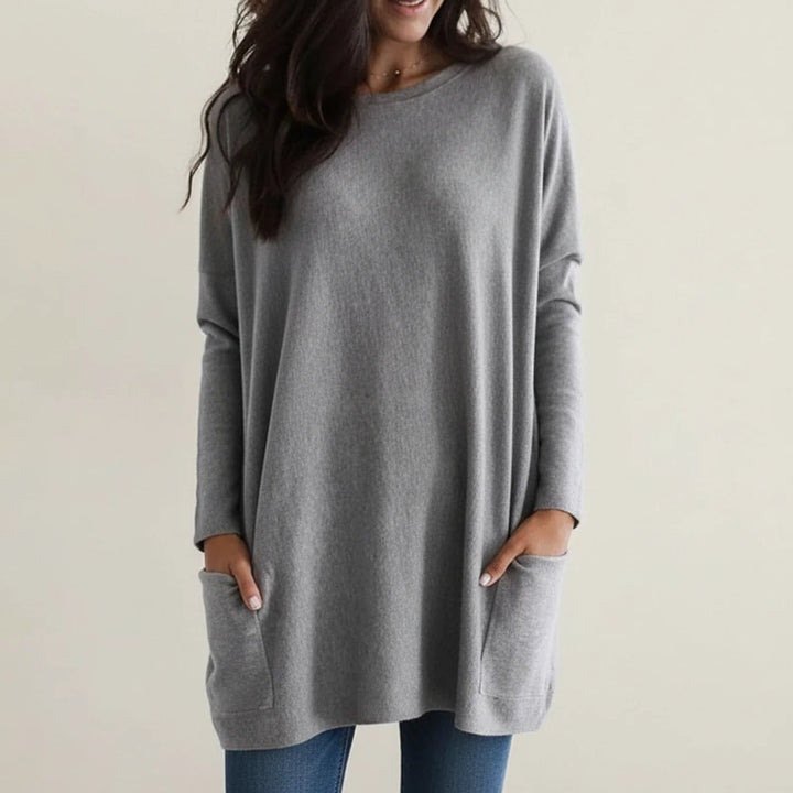 Women's Knit Sweater Oversized Longline Pullover Tunic Jumper