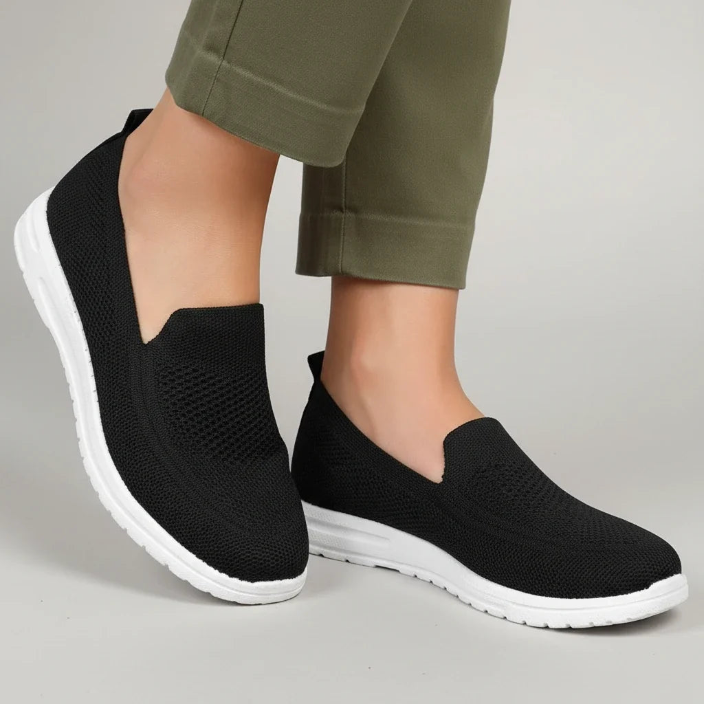 Women's Knit Slip On Sneakers Shoes