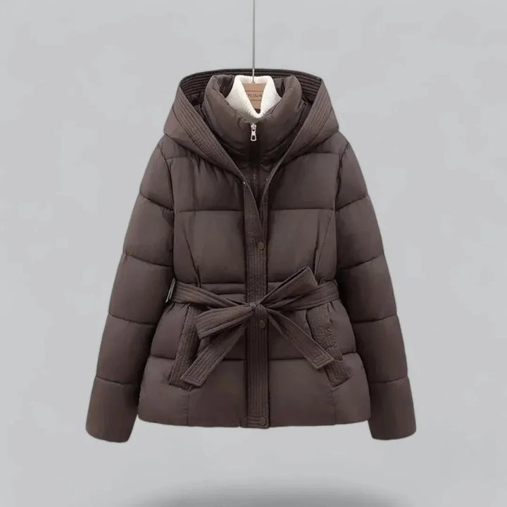 Hooded Puffer Jacket Women's Fleece Coat