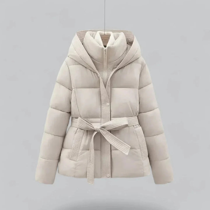 Hooded Puffer Jacket Women's Fleece Coat