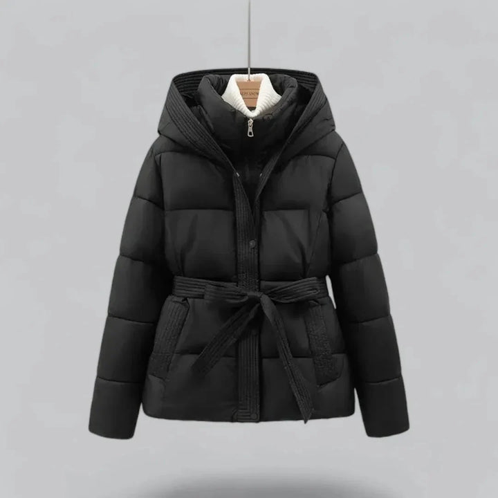 Hooded Puffer Jacket Women's Fleece Coat