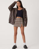 Women's Leather Jacket Bomber Oversized Faux Coat