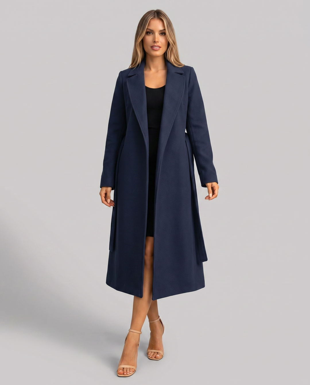 Women's Wool Long Trench Coat Overcoat