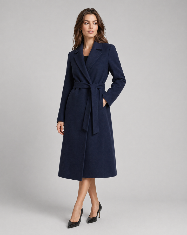 Women's Wool Long Trench Coat Overcoat