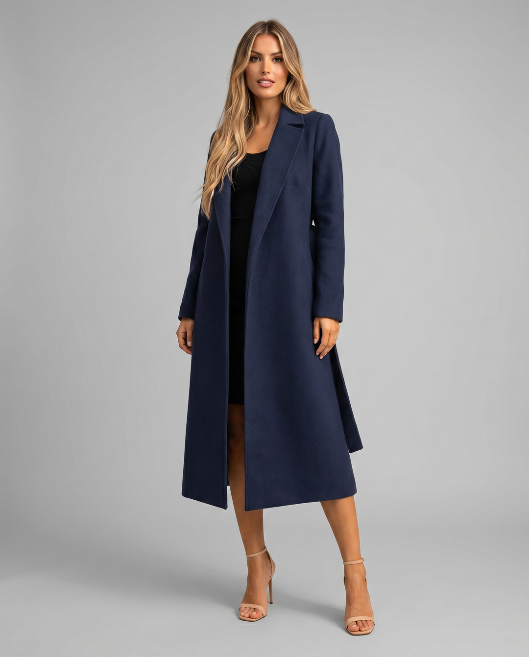 Women's Wool Long Trench Coat Overcoat