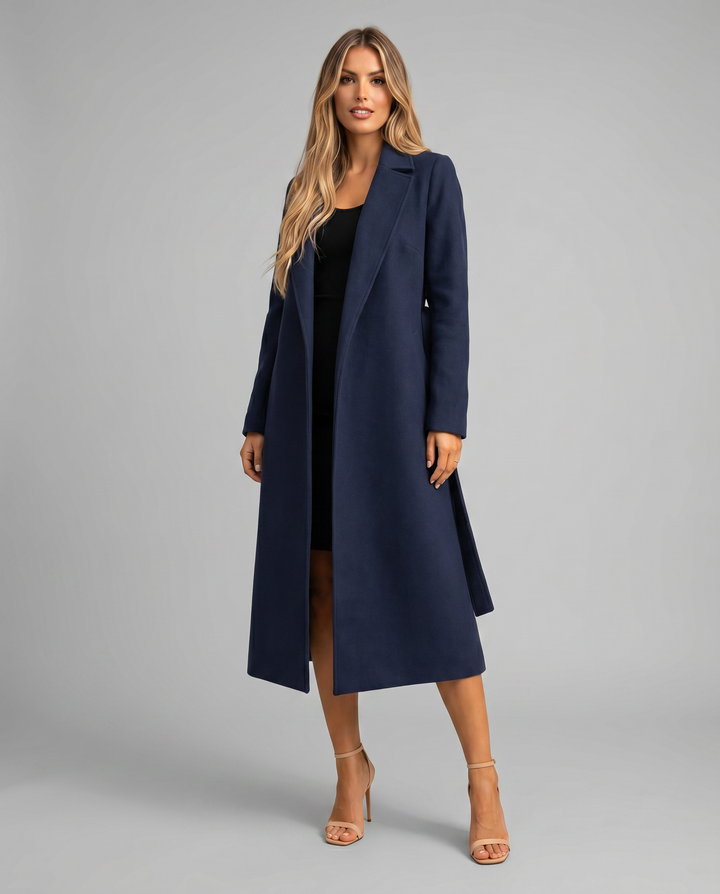 Women's Wool Long Trench Coat Overcoat