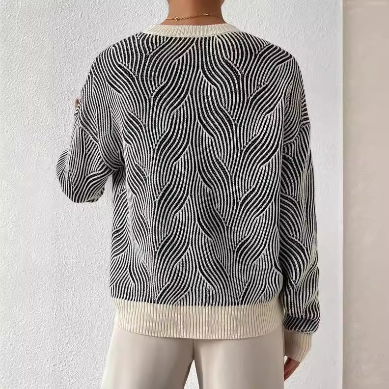 Women’s Merino Wool Knit Crewneck Sweater