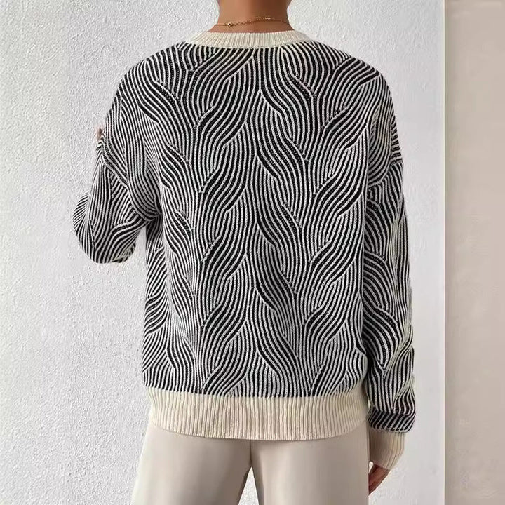 Women’s Merino Wool Knit Crewneck Sweater