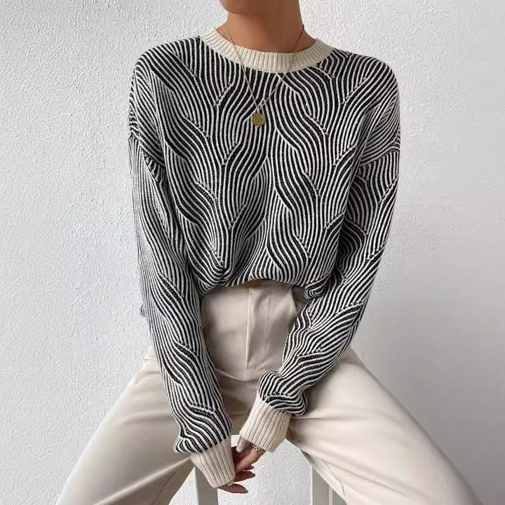 Women’s Merino Wool Knit Crewneck Sweater