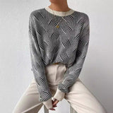 Women’s Merino Wool Knit Crewneck Sweater
