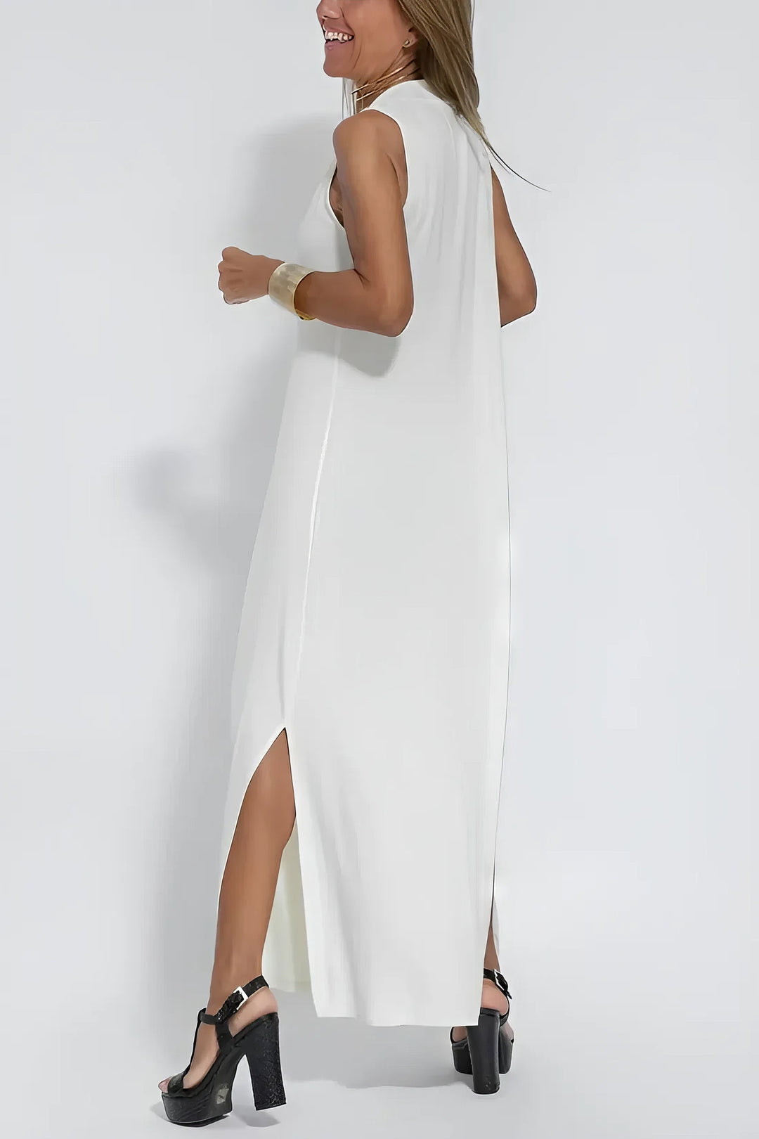 Women's Knit Blend Dress & Long Cardigan 2-Piece Set