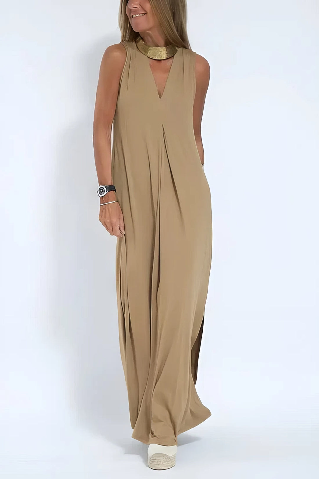 Women's Knit Blend Dress & Long Cardigan 2-Piece Set